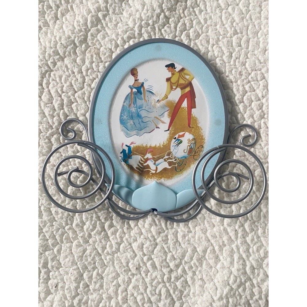 Disney Store Cinderella Carriage Picture Frame Limited Edition
